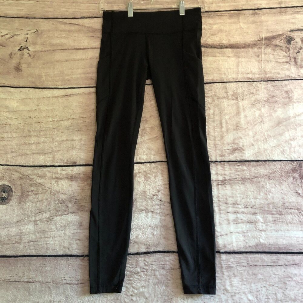 Lululemon Leggings Womens Size 4 Black Speed Tight V 29" Inseam Luxtreme Running